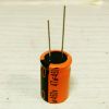 low-leakage plug-in aluminum electrolytic capacitor